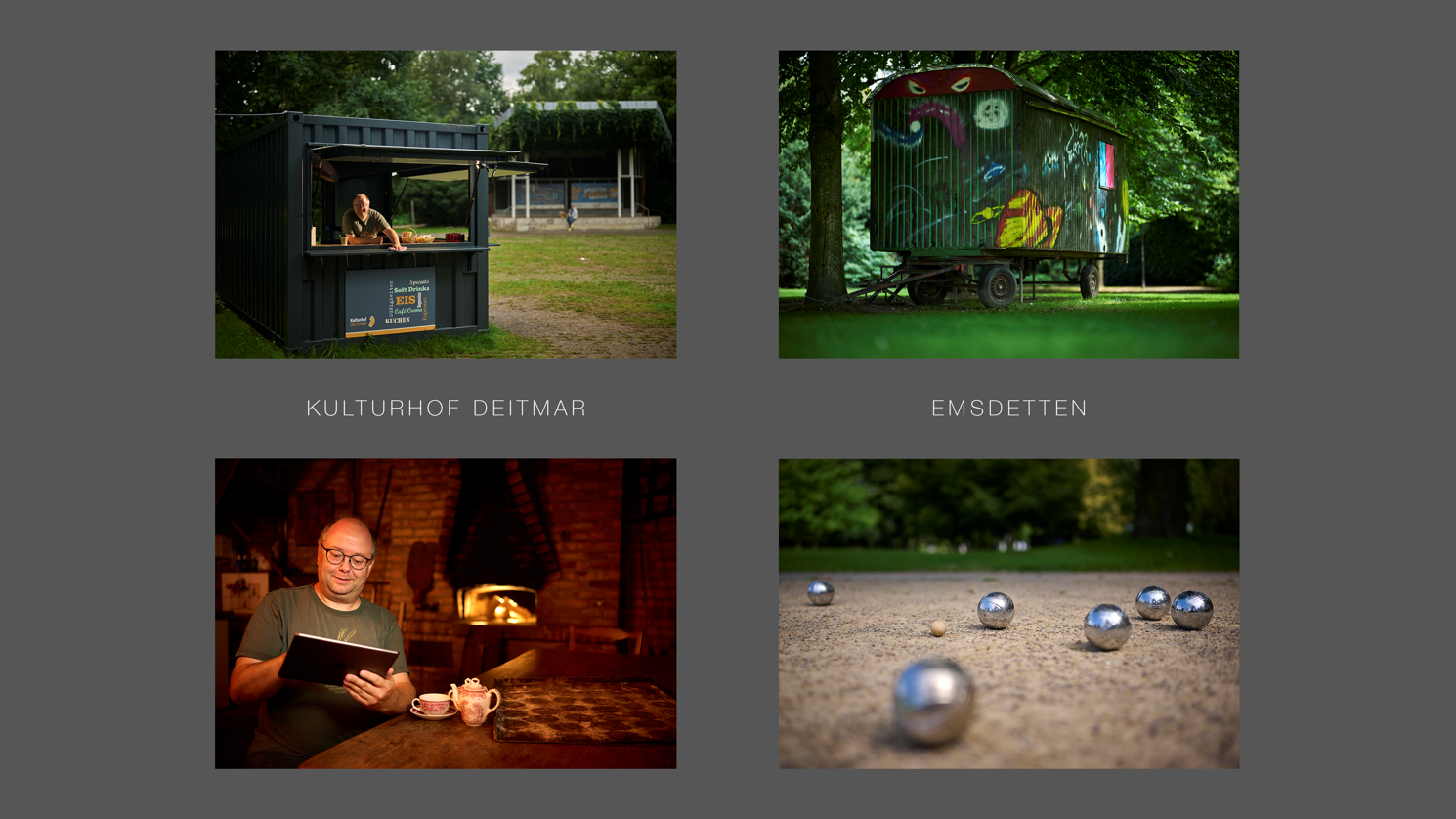 Collage Dritter Ort: Kulturhof Deitmar Emsdetten