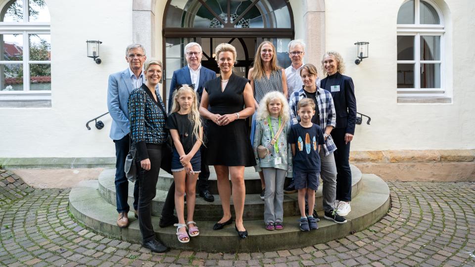 Tag der Dritten Orte 2024: Gruppenfoto Junges Kloster Wiedenbrück